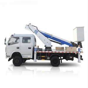 <span class=keywords><strong>Camion</strong></span> plateforme aérienne à bras droit de 22 m - Moteur Yuchai Euro 6 150 CV |   Plateforme de suspension isolée |   Véhicule de chantier - Product Image 4