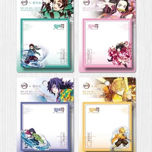 Nouveau Mixte Anime 4 <span class=keywords><strong>livre</strong></span>/ensemble <span class=keywords><strong>Genshin</strong></span> <span class=keywords><strong>Impact</strong></span> Sticky Note pad Cartoon Printing 60 feuilles Satoru Gojo Note Pad avec logo pour les étudiants - Product Image 2