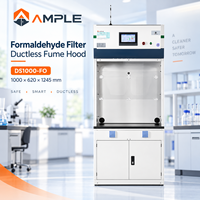 Hotte de laboratoire sans conduit avec filtre à formaldéhyde pour le contrôle des vapeurs chimiques, équipement de filtration des fumées OEM ODM personnalisé B2B
