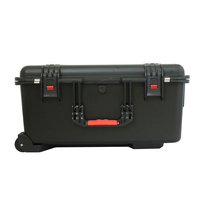 Valise de transport robuste en plastique étanche IP67 avec roues lisses, vente en gros d'usine