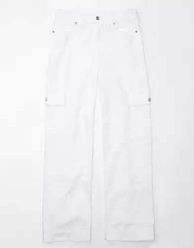ملابس zhuoyang ملابس مواكبة للموضة ملابس مخصصة بيضاء طويلة سراويل متعددة للنساء بنطلونات عمل كاجوال للنساء بنطلون جينز كارجو