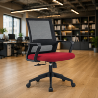 Chaises de bureau pivotantes en maille, confortables et populaires, avec accoudoirs réglables en hauteur, pour la maison, le bureau et les salles de réunion