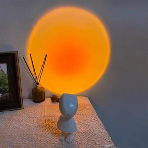 Internetberoemdheid Astronaut Nachtlampje Slaapkamer Zonsondergang Rood Sfeerlicht Astronaut Projectorlamp - Product Image 3