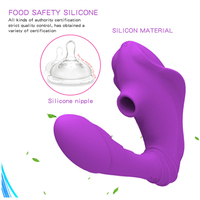 Realistischer Dildo Strap-on Vibrator mit 10 Frequenzen Saugvibrator Nippel-Klitoris-Sauger Sexspielzeug