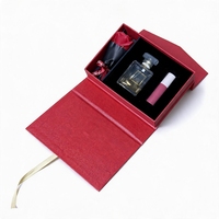 Boîte cadeau magnétique à rabat personnalisée, écologique, faite à la main, pour rouge à lèvres et parfum, emballage de cosmétiques de luxe, vente en gros