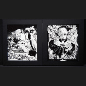 Affiche encadrée imprimée à l'encre sur carton sans acide avec micro-pulvérisation - Product Image 5