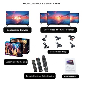 โทรทัศน์จอแบนขายส่ง ความละเอียดสูงแบบ Full HD 4K สมาร์ททีวี ขนาด 32 42 43 50 55 65 นิ้ว พร้อมระบบ Android Wifi สมาร์ททีวี - Product Image 4