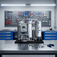 Générateur d'oxygène industriel PSA HIGHLIGHT neuf à prix d'usine, grande capacité, usage général, 220V/380V, moteur PLC, haute pureté, longue durée