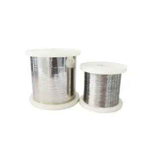 NiCr lớp ni80 nichrome 80/20 Ribbon phẳng dây nóng Cr20ni80 phẳng sưởi ấm kháng dây