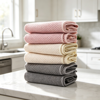 Chiffon de nettoyage en microfibre 30*30cm, serviettes de nettoyage pour la cuisine, serviettes réutilisables pour la maison, chiffon à séchage rapide, serviettes en microfibre