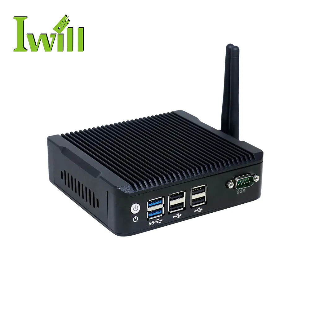 Pc personnalisé n3700 quad core mini pc de bureau avec carte mère itx pour pc de jeu