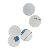 Carte de membre NFC RFID 13,56 MHz, mini-étiquettes PET 25 mm, puce 215, protocole ISO14443A, réinscriptible, étanche, pour entreprise