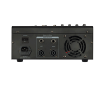Console de mixage audio professionnelle 6 canaux 256 effets DSP USB Bluetooth Alimentation fantôme 48V pour scène