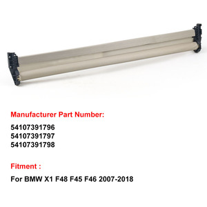 Pare-soleil de voiture rétractable noir gris beige pour BMW X1 F48 F49 2' F45 16-18, matériau en tissu - Product Image 2