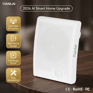 Altavoz Profesional de Pared <span class=keywords><strong>para</strong></span> Sistema de PA, Música de Fondo, Altavoz de Interior <span class=keywords><strong>para</strong></span> Megafonía con Carcasa Blanca - Product Image 1