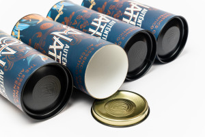 Tùy chỉnh các tông xi lanh bao bì hộp rượu vang hộp chai Hộp ống với biểu tượng tùy chỉnh - Product Image 3