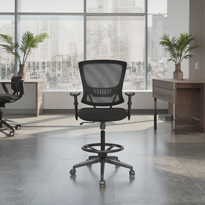 Sedia <span class=keywords><strong>da</strong></span> Ufficio Alta Kabel, Design Minimalista, Sedia Ergonomica <span class=keywords><strong>da</strong></span> Reception, <span class=keywords><strong>Sgabello</strong></span> <span class=keywords><strong>da</strong></span> Disegno con Schienale in Rete - Product Image 6