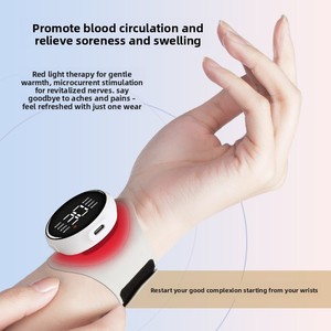 Masseur à lumière rouge pour le poignet CYANMED EMS, micro-courant, massage des méridiens des pieds, massage des points d'acupuncture, masseur portable à impulsions pour la maison - Product Image 4