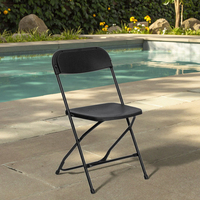 Chaises pliantes modernes blanches pour événements extérieurs, jardin, mariage, fête – Sièges pliables en fer portables pour chambre à coucher – Vente en gros