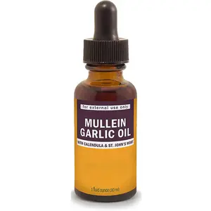 OEM Vegan Non-GMO & Gluten Free Supplement Mullein Garlic Herbal Ear Oil Mullein Garlic drops for ear