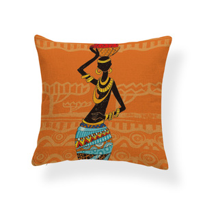 Coussin ethnique africain pour femmes, oreiller moderne et efficace pour canapé bureau, grande taille, - Product Image 2