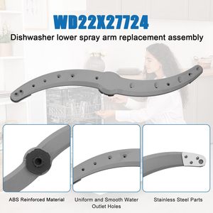 Bras de pulvérisation inférieur pour lave-vaisselle WD22X27724 WD22X33499, compatible avec les pièces en plastique Ge, pour usage domestique - Product Image 3