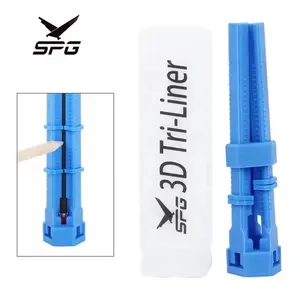 SPG 양궁 3D 화살표 Scriber 화살표 Vanes 사냥 DIY 3.2-6mm 샤프트 조정 가능한 액세서리 그리기 직선 도구