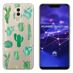Personnalisé Peint Fleur Feuilles de Cactus Doux TPU Étui de Téléphone pour Huawei P30 Pro P30 Mate 20 Mate 20 Lite P20 - Product Image 3