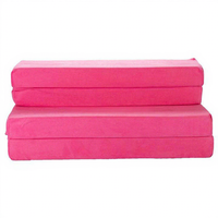 Matelas en mousse haute densité à quatre plis avec housse amovible pour bébés et enfants, design moderne, fabriqué en Chine, emballage postal inclus