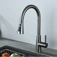 Haute qualité 304 acier inoxydable cuisine évier robinet intelligent chaud froid mitigeur d'eau robinet d'eau robinets commerciaux
