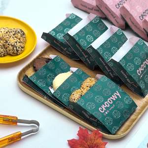 Sac en papier jetable écologique personnalisé, résistant à la graisse, de qualité alimentaire, pour boulangerie, emballage de biscuits, pour sushi à emporter, logo personnalisé - Product Image 4