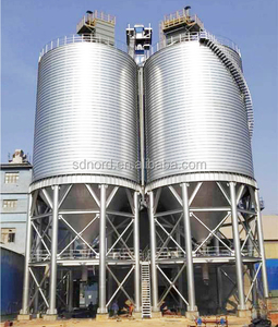 Centrale à béton Silo de blé et de riz Silo de stockage ventilé 600T pour céréales <span class=keywords><strong>en</strong></span> vrac - Product Image 3