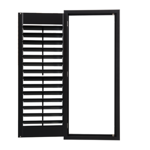 Persiane a tutta altezza in legno massello di Paulownia e Tiglio, stile tradizionale, personalizzabili, adatte a tutte le finestre - Product Image 1