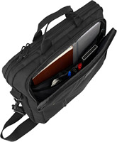 Tas bahu laptop dan tablet 15.6 inci, tas koper Bisnis tahan lama