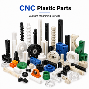 ชิ้นส่วนเครื่องจักรกลพลาสติก CNC แบบกำหนดเอง |   บริการกัดกลึงความแม่นยำสูงสำหรับวัสดุ PEEK POM ABS PC ไนลอน - Product Image 1