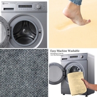Tapis de bain en mousse à mémoire de forme à séchage rapide et antidérapant, tapis de sol doux, tapis de porte pour salle de bain