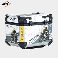 Fabricant professionnel de bagages pour motos, boîte arrière en alliage robuste, grand stock, expédition rapide pour les distributeurs mondiaux