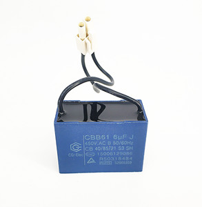 Condensador para <span class=keywords><strong>Ventilador</strong></span> <span class=keywords><strong>de</strong></span> <span class=keywords><strong>Techo</strong></span> Shunde CG-Elec 0.1uf ~15uf 250VAC 400VAC 450VAC 3 Cables cbb61 <span class=keywords><strong>Precio</strong></span> 6uf 450V.AC Condensador <span class=keywords><strong>de</strong></span> CA - Product Image 3