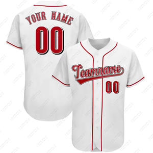 High Quality Custom Polyester Baseball Jersey Oversized 220 Grams Printed City and Stitched Logo with Name and Number - Product Image 3