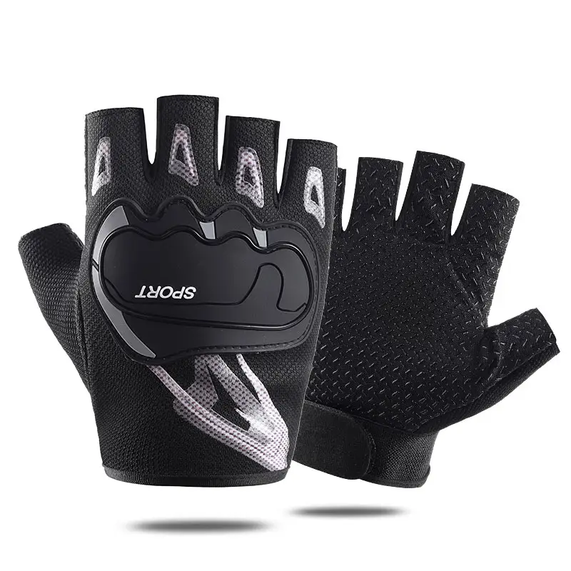 Half finger gant moto cyclisme kart motorcycle motorbike riding guantes para moto glove racing gloves