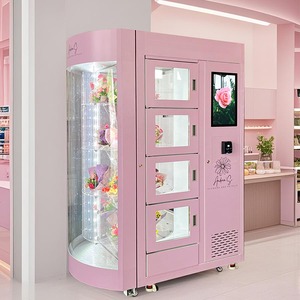 Distributeur automatique de fleurs personnalisé Winnsen, distributeur automatique intelligent avec paiement par carte de crédit, NFC et paiement mobile - Product Image 1