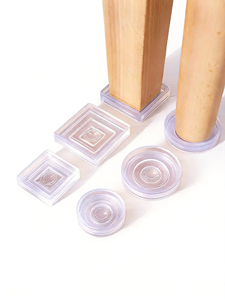 Patins de protection autocollants en silicone antidérapants et écologiques <span class=keywords><strong>pour</strong></span> pieds de <span class=keywords><strong>chaise</strong></span> et meubles, avec glissières pivotantes - Product Image 3