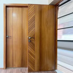 Pretty – porte de chambre à coucher en bois massif, Design moderne européen élégant, imperméable