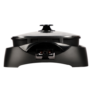 Mitcmolard Poêle carrée électrique en fonte avec revêtement antiadhésif et couvercle en verre trempé pour usage domestique - Product Image 1