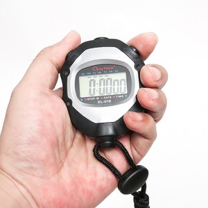 전문가용 고정밀 전자 디지털 방수 스톱워치, 가벼운 랜야드 포함, 학생용 스포츠 듀얼 LCD 타이머 - Product Image 3