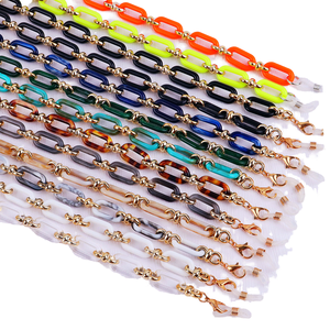 Chaîne de <span class=keywords><strong>lunettes</strong></span> en acrylique à la mode <span class=keywords><strong>pour</strong></span> femmes <span class=keywords><strong>Cordon</strong></span> de <span class=keywords><strong>lunettes</strong></span> en plastique coloré <span class=keywords><strong>pour</strong></span> accessoires de <span class=keywords><strong>lunettes</strong></span> Chaîne de <span class=keywords><strong>lunettes</strong></span> de soleil - Product Image 1