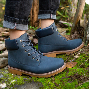 Botas de Invierno/Otoño para <span class=keywords><strong>Hombre</strong></span> y Mujer, Forro de Algodón y Felpa Cálida, Planas, Talla Grande, Cómodas, para Parejas - Product Image 3