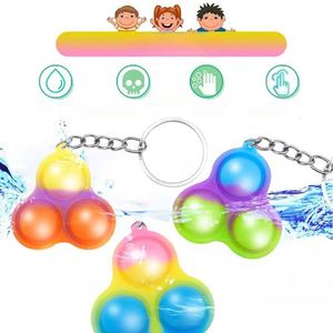 Juguete Antiestrés Personalizado - Nuevos Llaveros de Silicona con Burbujas para Dedos, Llaveros Educativos y para Aliviar el Estrés, Mini Juguetes - Product Image 5