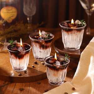 Coffret cadeau de bougies parfumées au café en cire de soja personnalisées LANJO – Cadeaux personnalisés pour mariage/décoration de la maison - Product Image 2