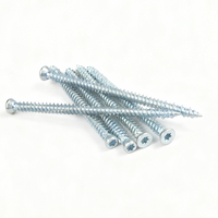 Vis à béton en zinc bleu, tête Torx, auto-perceuse, fixation de maçonnerie